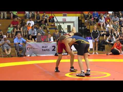2013 Pre-Junior Canada Cup: 50 kg Final Ligrit Sadiku vs. Bart Duncan