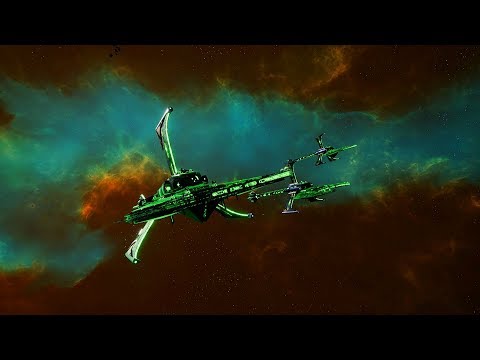 Necrons vs Eldar Corsairs! - 1v1 Multiplayer Gameplay, Battlefleet Gothic Armada 2