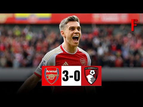 Arsenal vs Bournemouth (3-0) Highlights: Saka, Trossard, Rice Goals & Gabriel Disallowed Goal