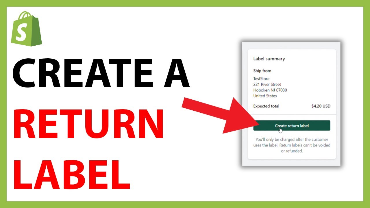How to Create a Return Label on Shopify