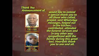 Patrick Alphonse  Demus Giwi Mark ~ Thank You