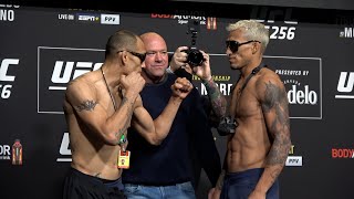 UFC 256: Tony Ferguson vs. Charles Oliveira Weigh-In Staredown - MMA Fighting