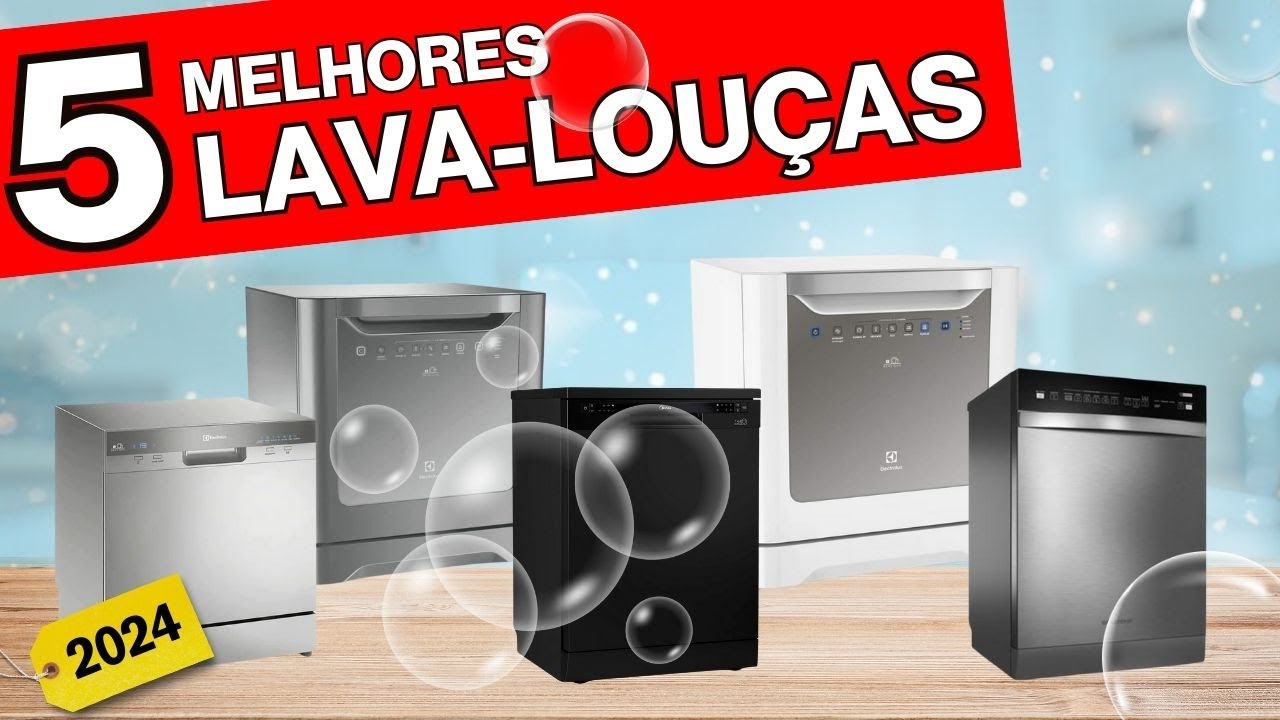 As 5 MELHORES LAVA-LOUÇAS de 2024! ✅  (Melhores Lava Louça)