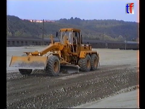 Highway construction site / Bau B27, Tübingen, 1990. #1