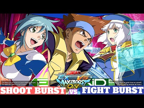 ALL FIGHTING vs SHOOTING BURST ATTACK - 185 Gundams/Units MOBILE SUIT GUNDAM EXTREME VS MAXIBOOST ON