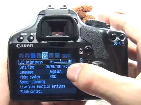 Canon XSi/450D Getting Started: Setup