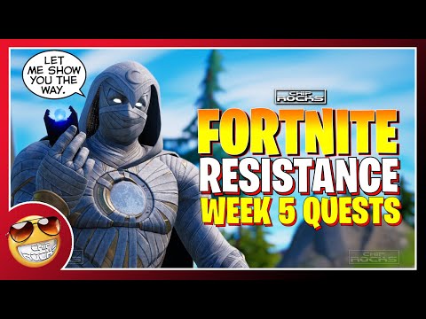 🗺️COMPLETE RESISTANCE WEEK 5 QUESTS GUIDE💳FORTNITE