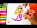 View 29 Sirena Princesas Barbie Para Colorear