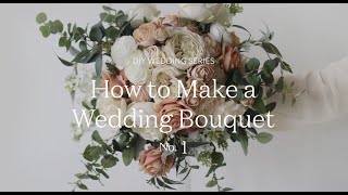 How to Make a Wedding Bouquet with Fake Flowers | DIY Wedding Flowers