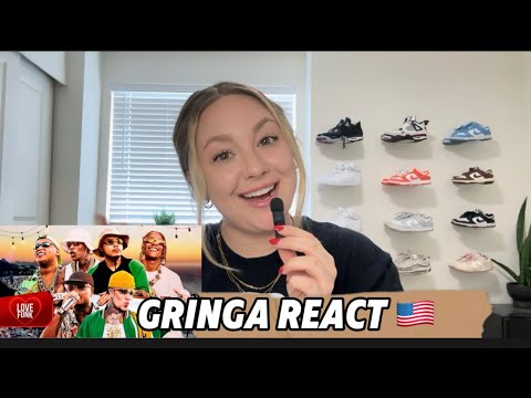 GRINGA REACT 🇺🇸: Vamo de pagodin/Samba de Malandro- MC PAULIN, RYAN SP, PIEDRO, DANIEL,DJ WN,DJ GM