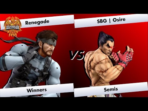 Renegade (Snake) Vs. SBG | Osire (Kazuya) | Winners Semis | Ascension 3.7
