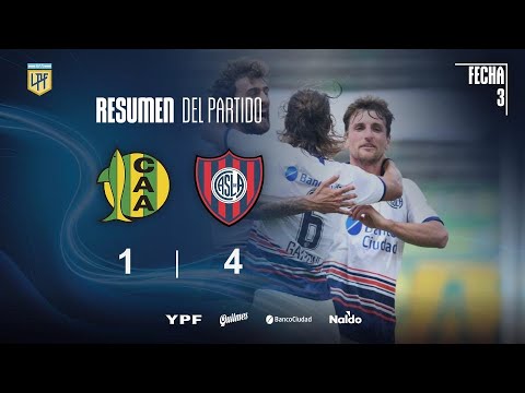 Copa Liga Profesional | Fecha 3 | resumen de Aldosivi - San Lorenzo