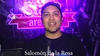 Salomón de la rosa saludando a Alas Programa Cristiano