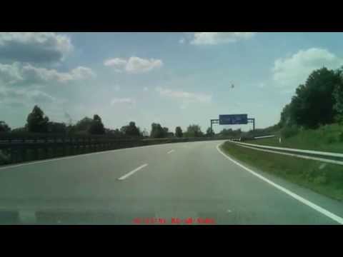 Autobahn 281 Bremen-Arsten Richtung Bremen-Industriehäfen (von HB-Neustadt nach Bremen-Strom)