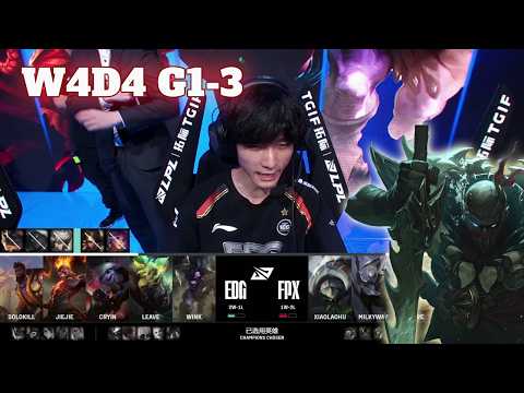 EDG vs FPX - Game 3 | Week 4 Day 4 LPL Summer 2024 | Edward Gaming vs FunPlus Phoenix G3