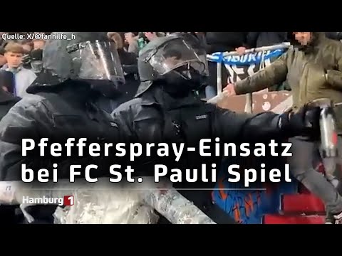 Ausschreitungen bei FC St. Pauli gegen Hannover 96: Kritik an Einsatz der Hamburger Polizei