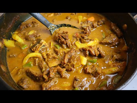 How To Make Real Authentic Jamaican Curry Goat Step By Step | Must Try Curry Goat | Jamaican Food
