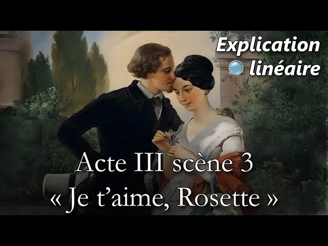 On ne badine pas avec l'amour, Musset : 🔎 III.3 « Je t'aime, Rosette