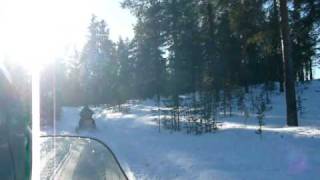 preview picture of video 'Snow Mobile Jokkmokk 2009 Moto de nieve Suecia Sweden Part 2'
