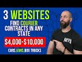 Best 3 Websites To Find Independent Courier Contracts In Any State | $4,000-$10,000 Per Month!!