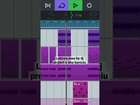 Dj project x ana baniciu Lubirea mea #bootleg #cubasis3 #ios