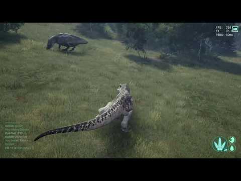 Rex vs 3 Acros - The Isle Gameplay