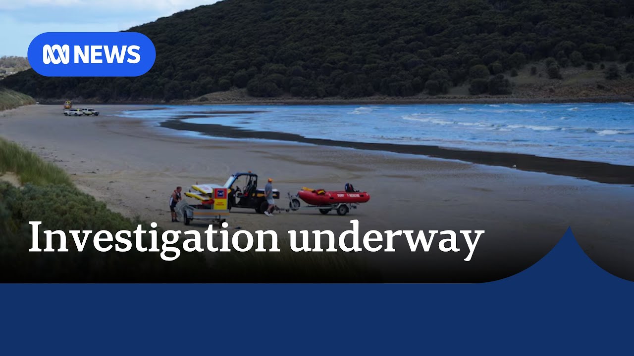 Father dies in beach rescue after trying to help children in southern Tasmania | ABC News