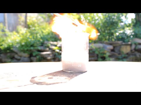 Calcium Carbide and Water Reaction