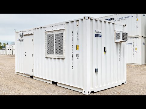 How We Build a 20' Shipping Container Office - BigSteelBox