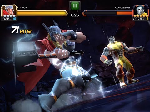 Thor vs. Colossus Alliance Quest Boss Battle 7 | Marvel Contest of Champions