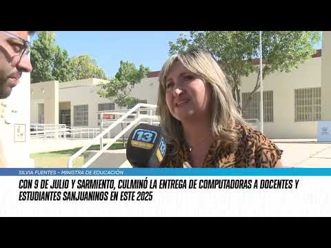 Con 9 de Julio y Sarmiento, culminó la entrega de computadoras del programa Maestro de América