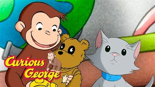 Cheer Up Kitty! 🐵 Curious George 🐵 Kids Cartoon 🐵 Kids Movies