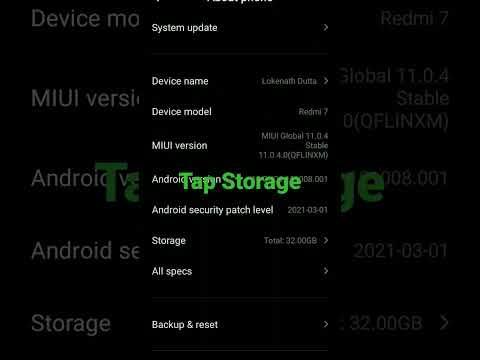 How To Clear All Cached Data in One Tap in Android 10 Xiaomi Device