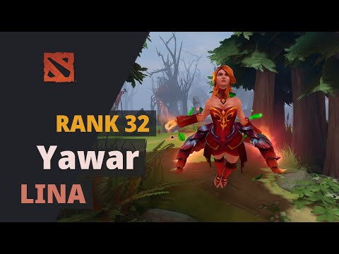 Yawar (Rank 32) plays Lina Dota 2 Full Game