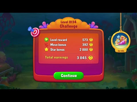 @Fishdom Win Strikes 8129 - Special Level 8134 Challenge