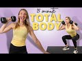 15 min Full Body Workout with Dumbbells
