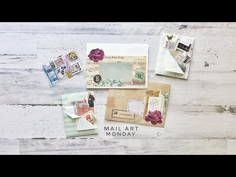 Mail Art Monday - Epehmera Pocket & Washi Folder - Episode 18