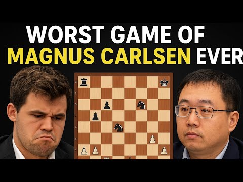 Magnus Carlsen’s Worst Game Ever | Bu Xiangzhi vs Carlsen | World Cup 2017