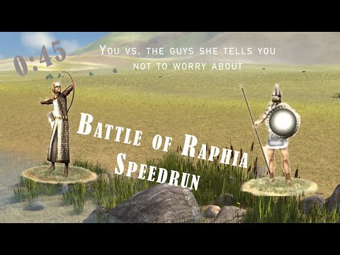 Total War: Remastered - Battle of Raphia Speedrun