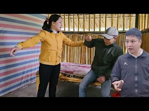 The man unexpectedly asked to stay overnight. Hang was frightened and chased him away