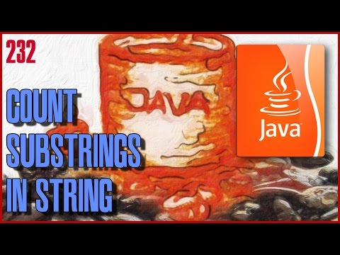 Java Exercises Count Substrings In String Using Regex
