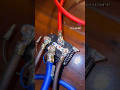 500A Winch Solenoid wiring #landroverseries3 #automobile #winchsolenoid #500a