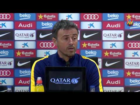Luis Enrique: “El tridente es el mejor de la historia del fútbol”