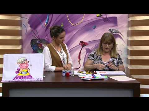 Mulher.com - 25/02/2016 - Pintura em tecido - Beth Matteelli PT2