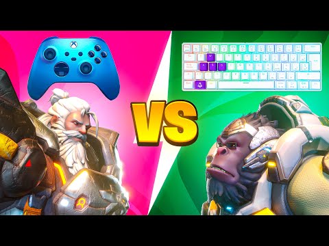 Can The BEST Controller Players Beat Top 500 PC Players on Keyboard in Overwatch 2?