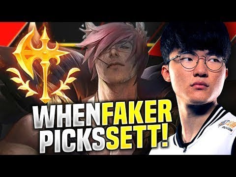 FAKER IS REALLY GOOD WITH SETT! - SKT T1 Faker Plays Sett vs Zoe Mid! | Season 2020 KR SoloQ