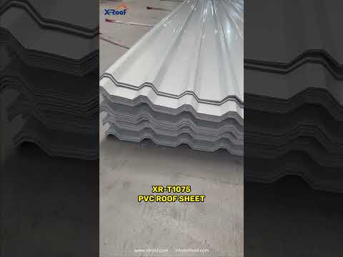 UPVC roof sheet is the best choice to replace rusty and leaky metal roof，with anti-corrosion feature