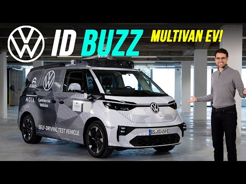 VW ID Buzz PREVIEW! The EV Multivan microbus is finally coming - drive yourself or autonomous!