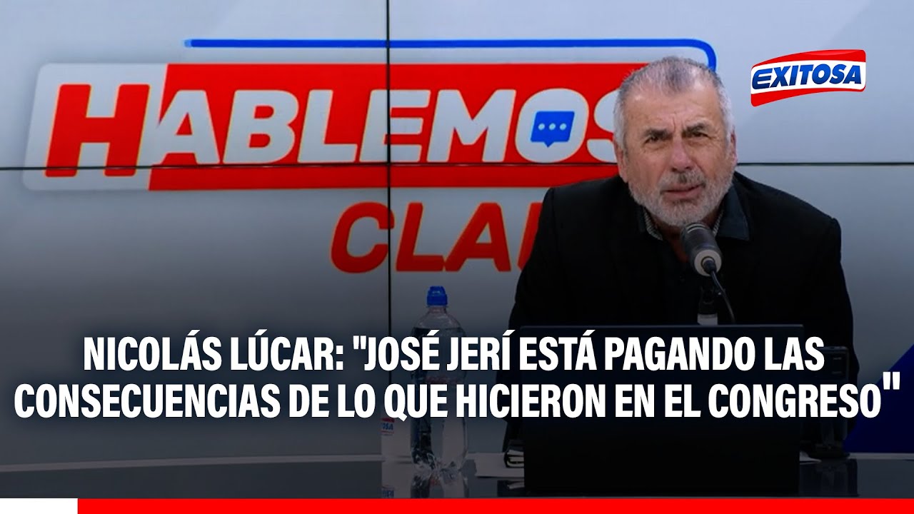 🔴🔵 Nicolás Lúcar: "José Jerí está pagando las consecuencias de lo que hicieron en el Congreso"