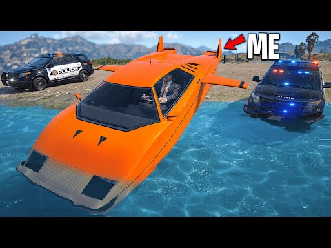 Trolling Cops with Submarine Cars in GTA 5 RP